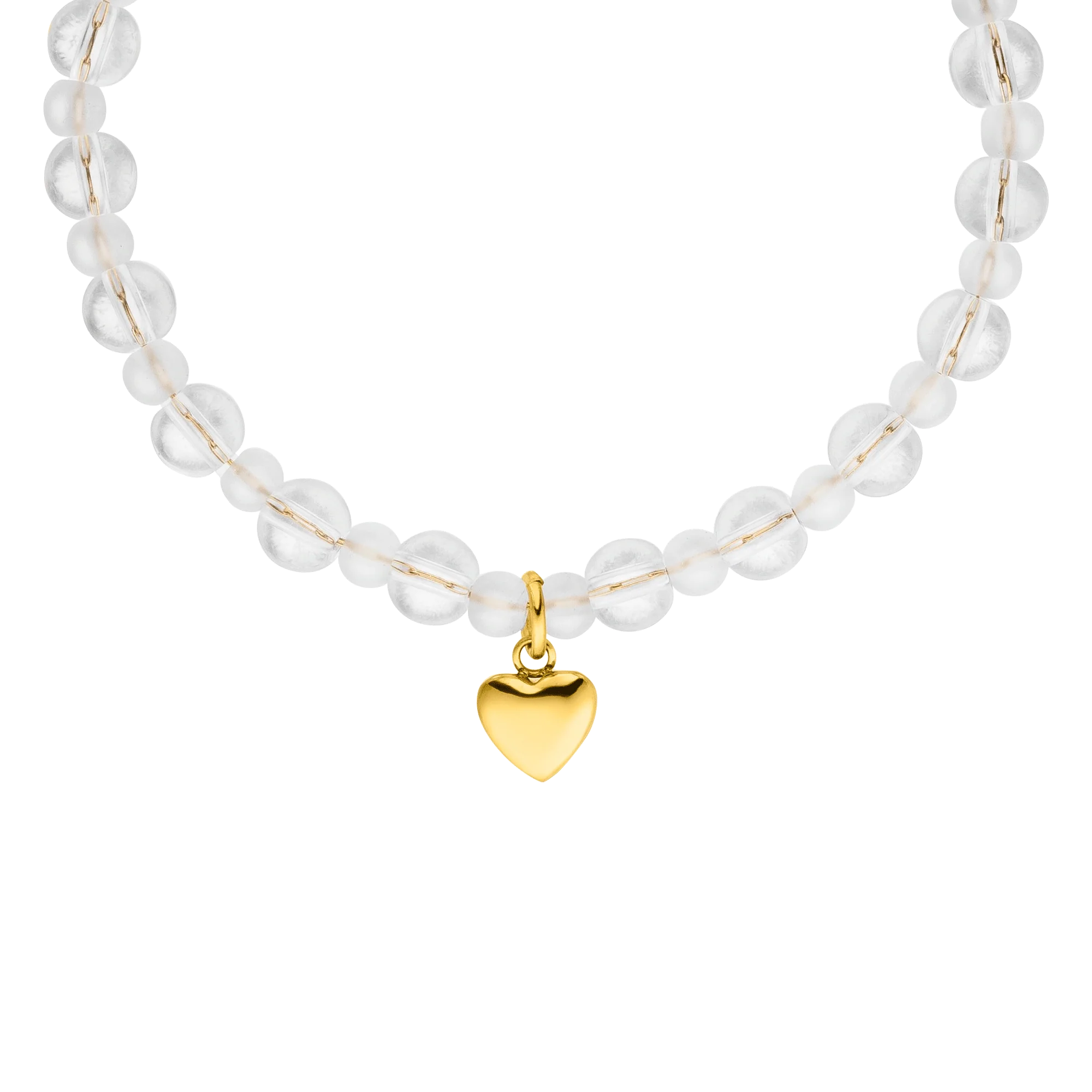 White Heart Armband - PURELEI
