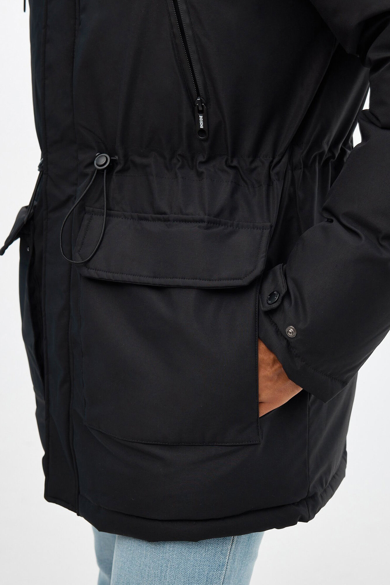 Parka com capuz