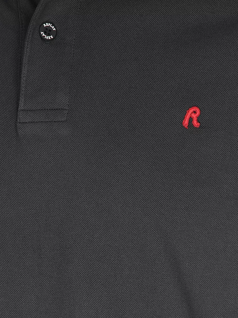 REPLAY Poloshirt schwarz