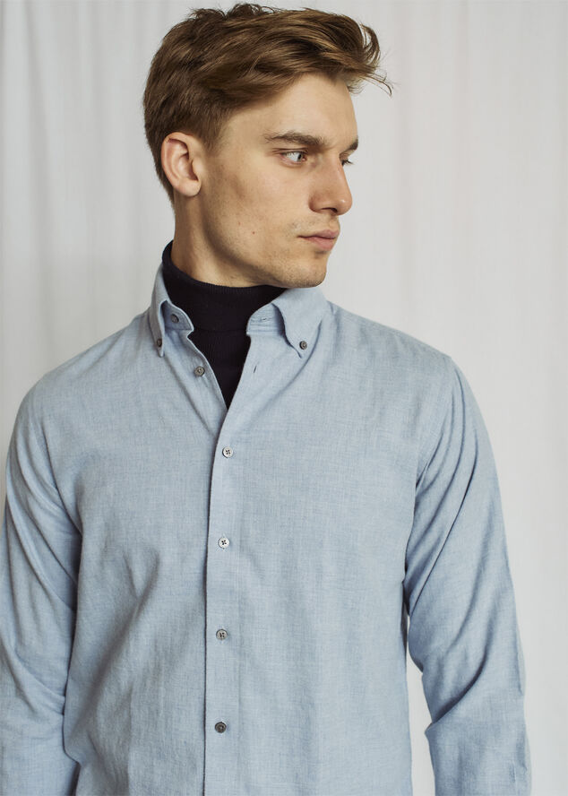 Bruun & Stengade BS Muriel Casual Modern Fit Shirt Light blue