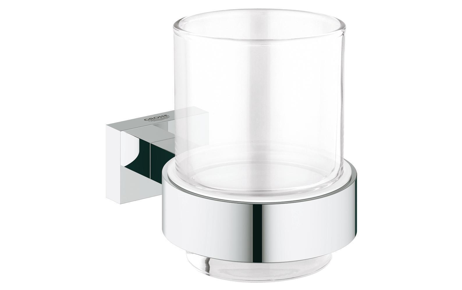 Glashalter Chrom, inkl. GlasHalter und Glas