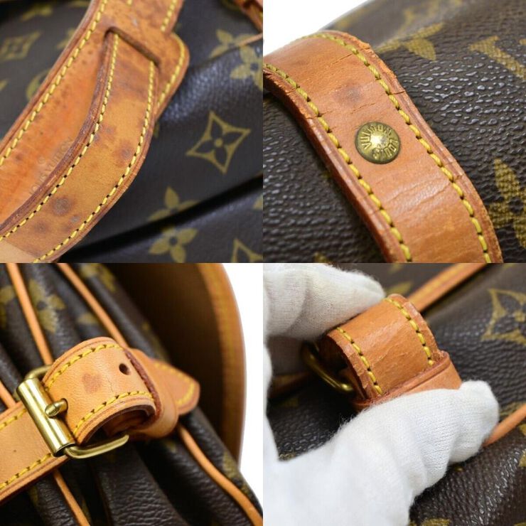 Louis Vuitton Vintage Louis Vuitton Saumur Brown