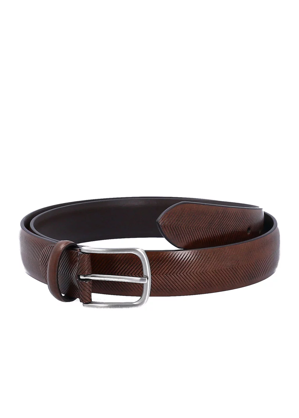 CEINTURE EDWARD CUIR STRIEE
