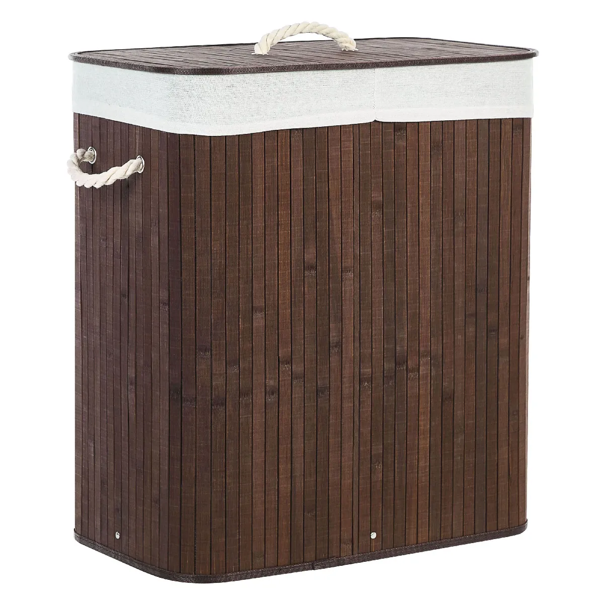 Beliani Panier KANDY - Bois Foncé