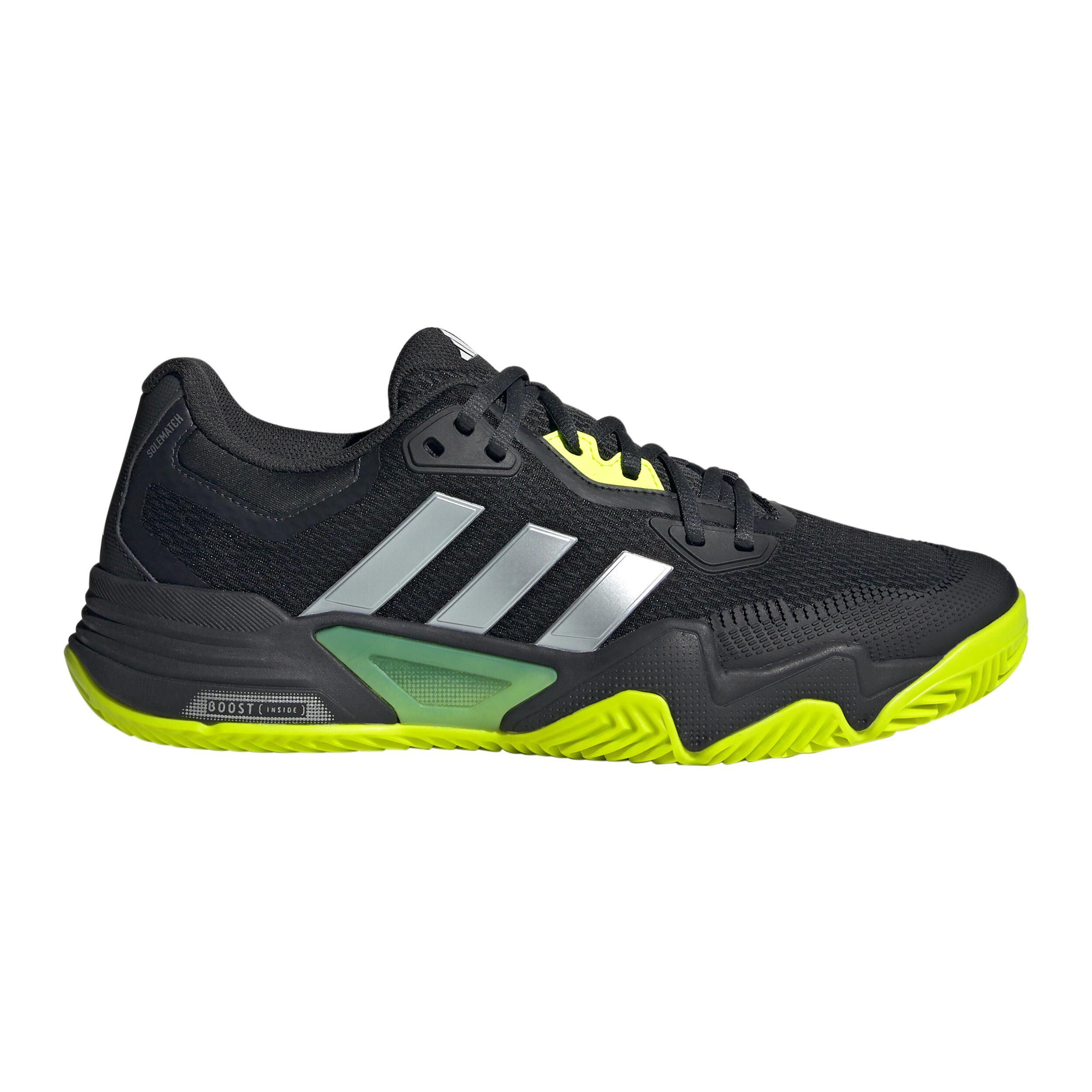 adidas Solematch Control 2 Chaussure Terre Battue Hommes - Noir , Jaune Lemon