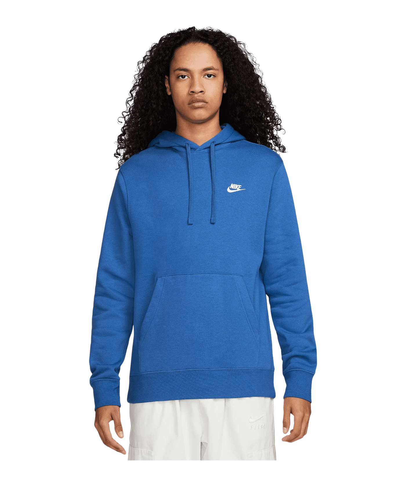 Nike NSW Club Fleece Fleece Hoody Blau Weiss F480