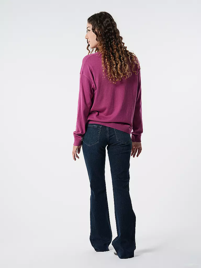PNTS Jeans Flared Fit THE BOOTY blau