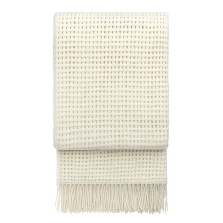 Elvang - Basket Decke, 130 x 200 cm, off white