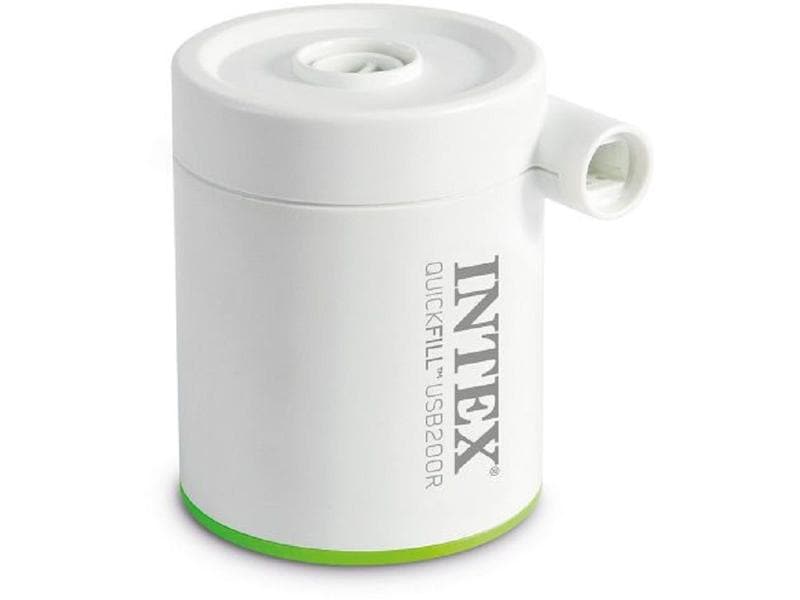 Intex Luftpumpe Quick-Fill Wiederaufladbar, USB 200 Pumpe für Luftmatratzen