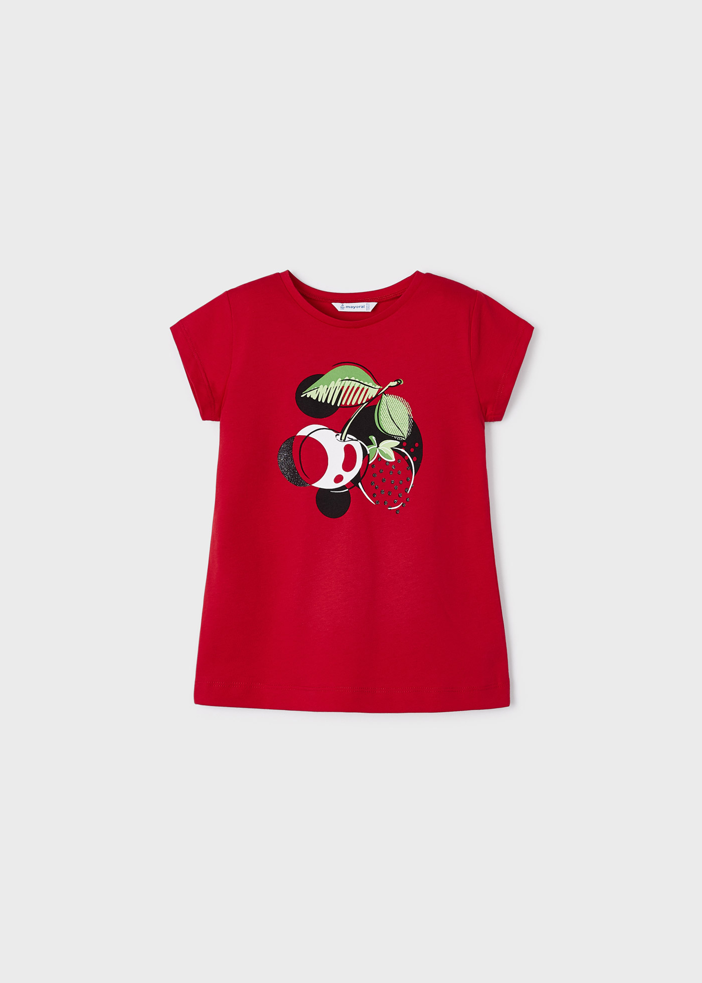 Camiseta feminina com estampa sustentável em algodão.