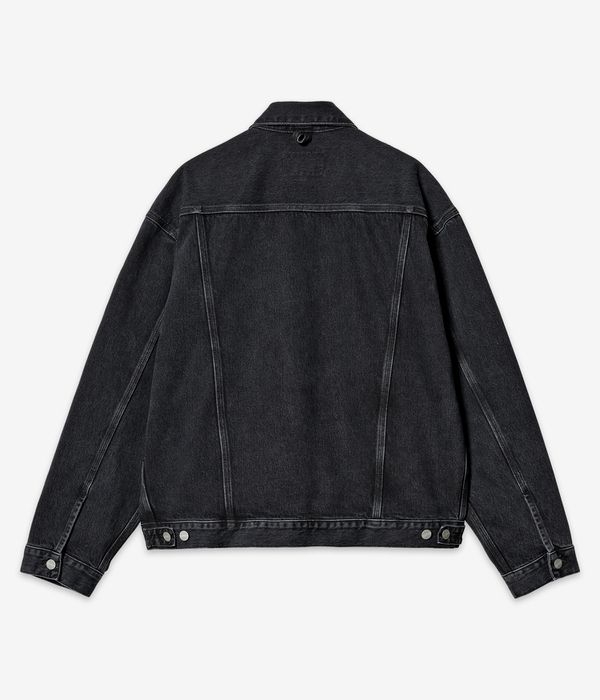 Carhartt WIP Helston Smith Jacke (black stone washed)