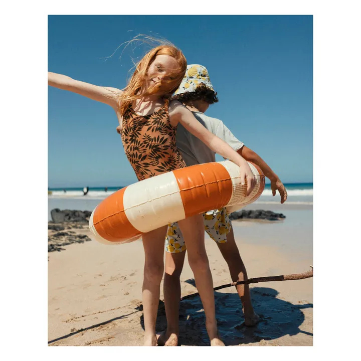 Búho Maillot de Bain Coton Bio Jungle | Orange