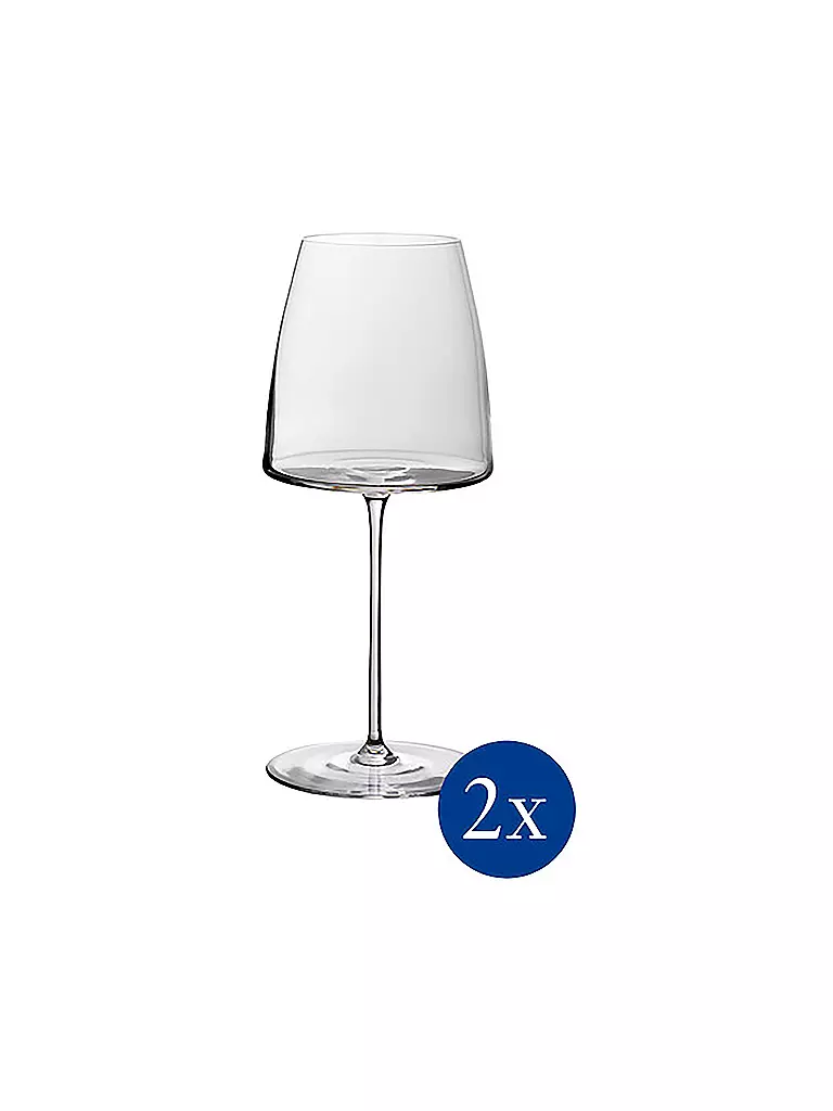 VILLEROY & BOCH SIGNATURE Weissweinglas 2er METROCHIC 590 ml transparent