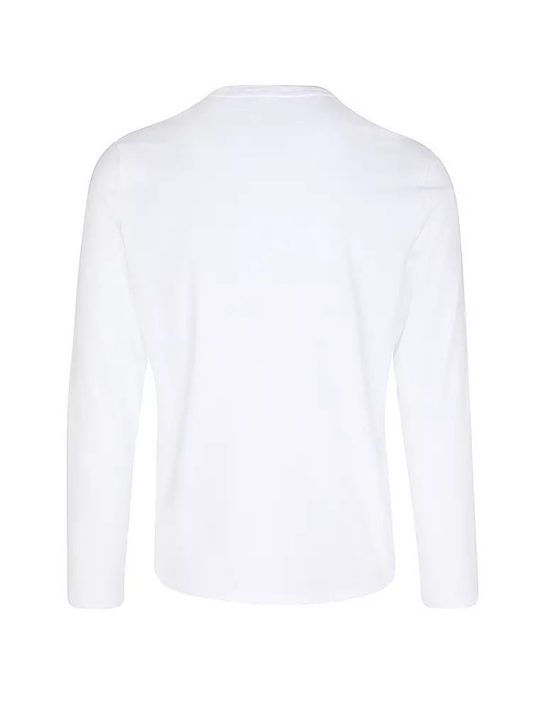 POLO RALPH LAUREN Pyjama Langarmshirt weiss