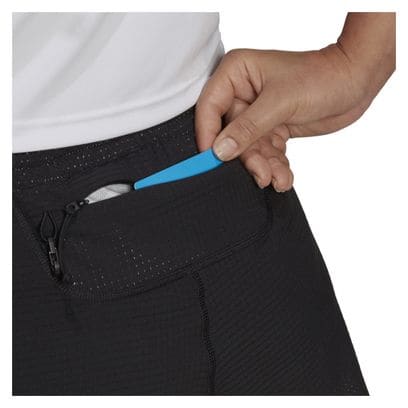 Short adidas Run Fast 3in Noir Femme