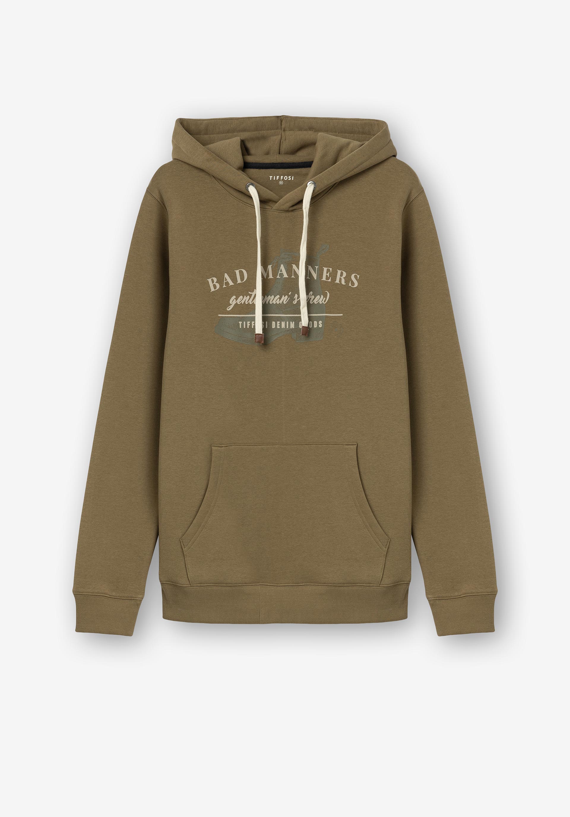 Hoodie com Bordado Frontal