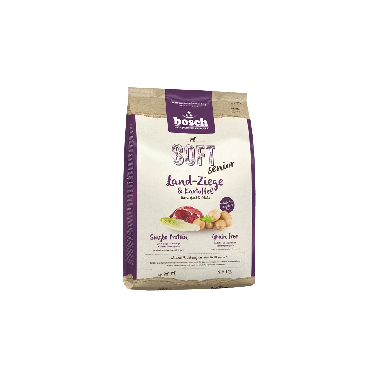 bosch Soft Senior Land-Ziege & Kartoffel 2,5 kg