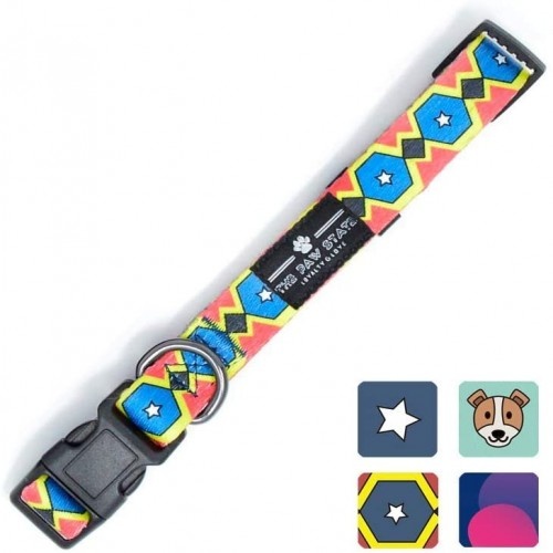 Coleira Wonder Doggy para Cães, Multicolorida