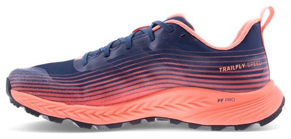 Chaussures Trail Inov 8 TrailFly Speed Bleu/Rose Femme