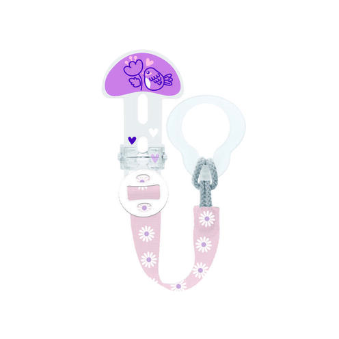 Kit sucette + attache-sucette dès 6 mois Planet Love - Coloris aléatoire - MAM