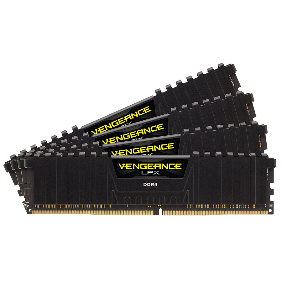 Corsair Vengeance LPX Black - 4 x 8 Go (32 Go) - DDR4 3200 MHz - CL16