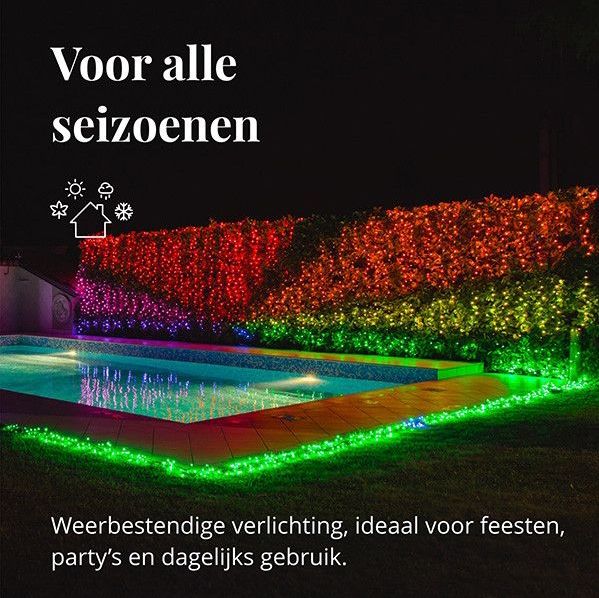 Twinkly - Strings Lichtsnoer - 48M - LED - 600LED RGB - Dimbaar - Zwart