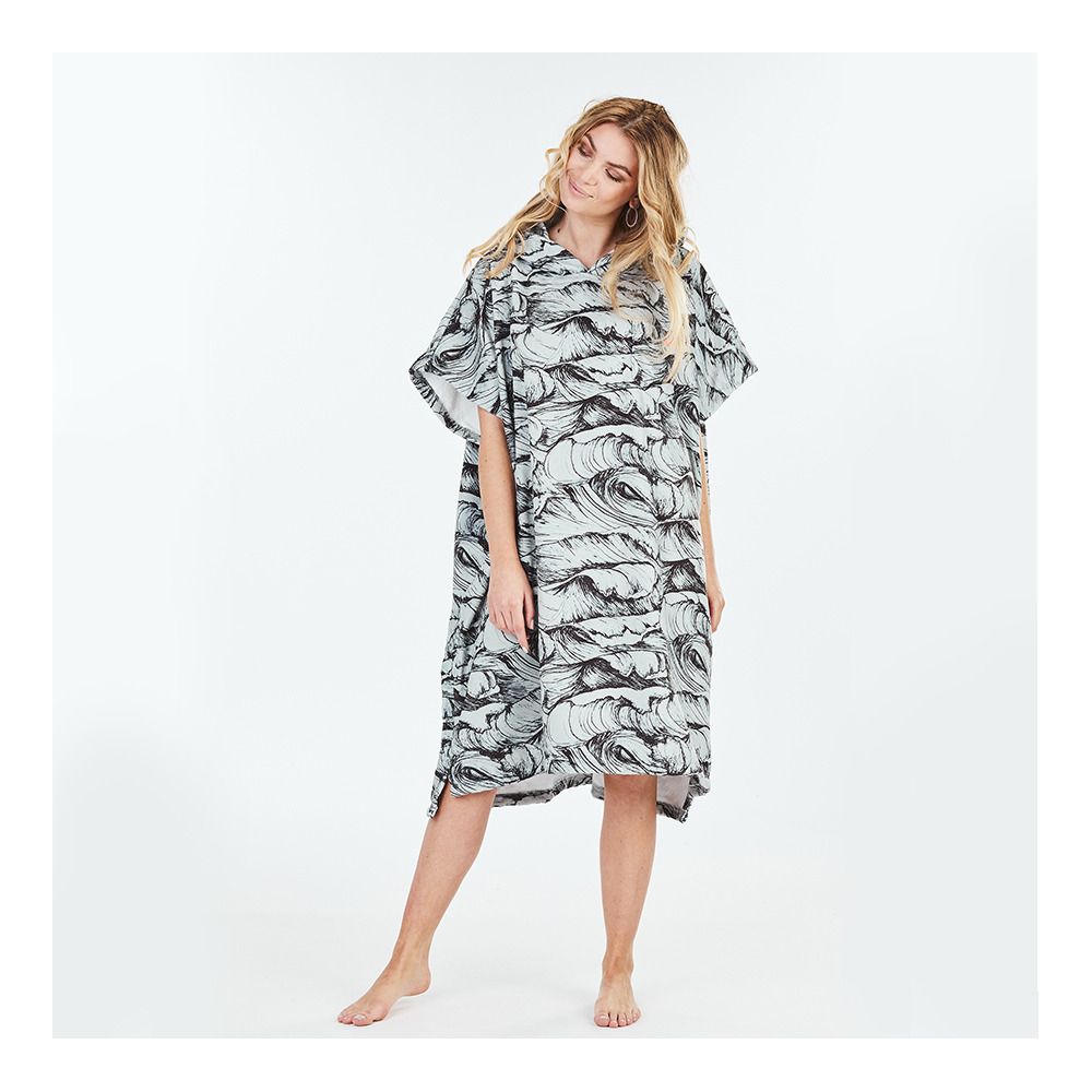 After Essentials OCEAN - Poncho dark grey