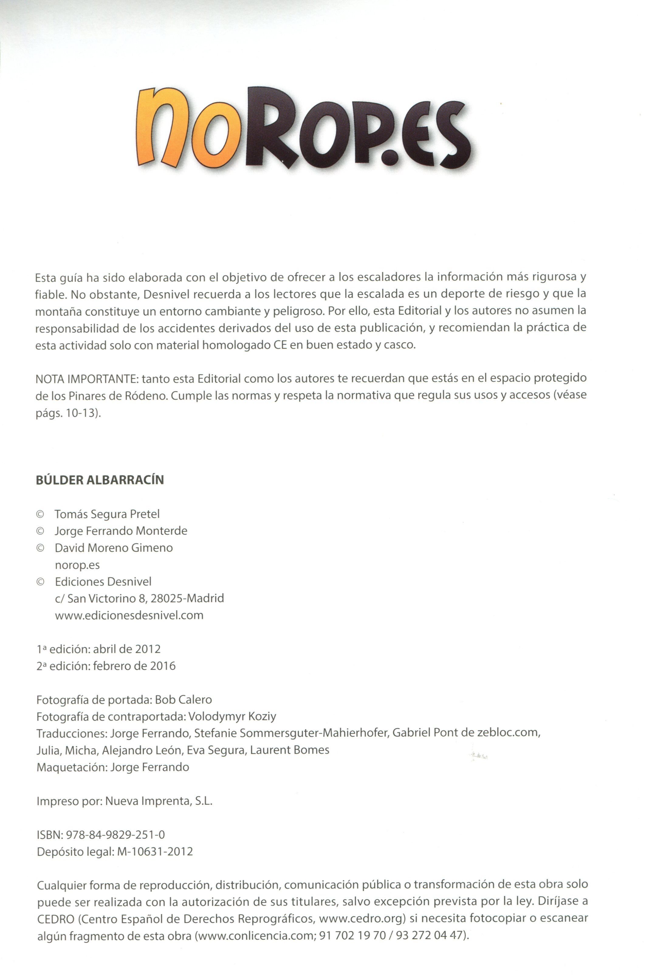 DESNIVEL - Boulder Albaracin