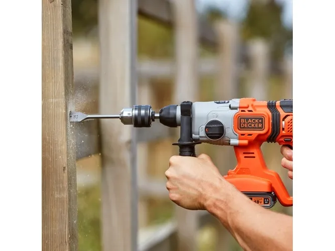 BLACK   DECKER cordless combination hammer BCD900E2K, 18Volt, rotary hammer
