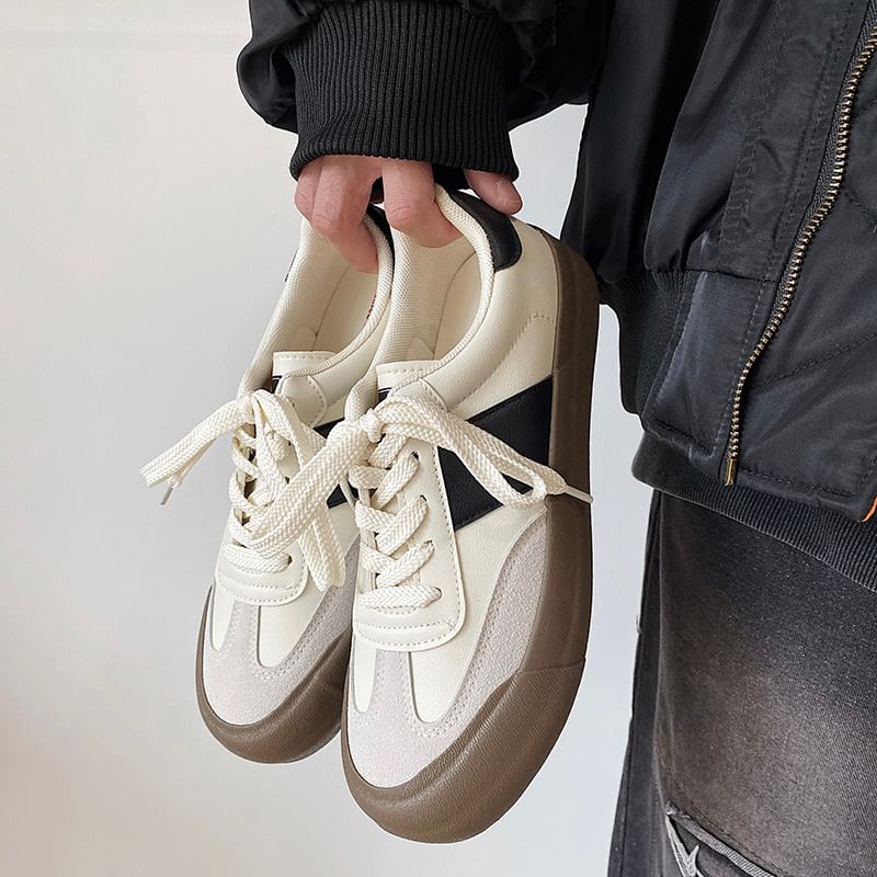 HANO - Platform Paneel Sneakers