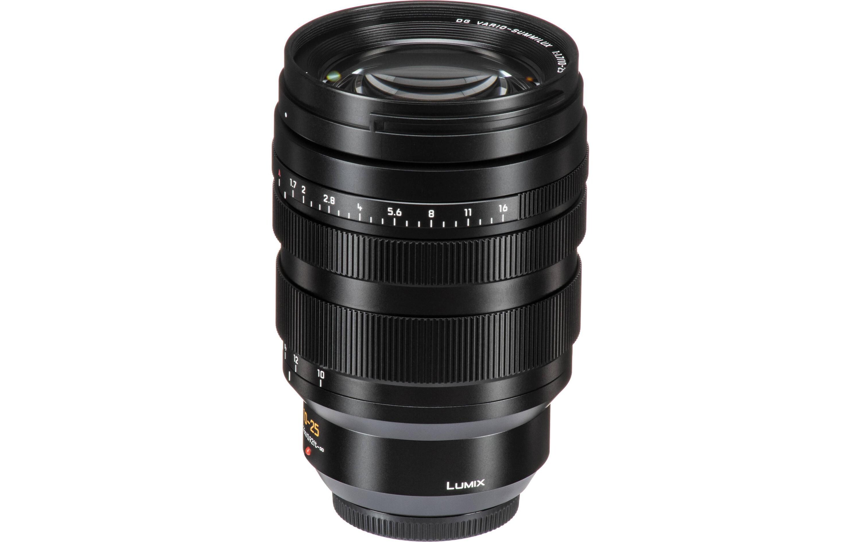 Zoomobjektiv DG 10-25mm F/1.7 MFT<br>Lichtstarkes Weitwinkel-Zoomobjektiv für das MFT-System