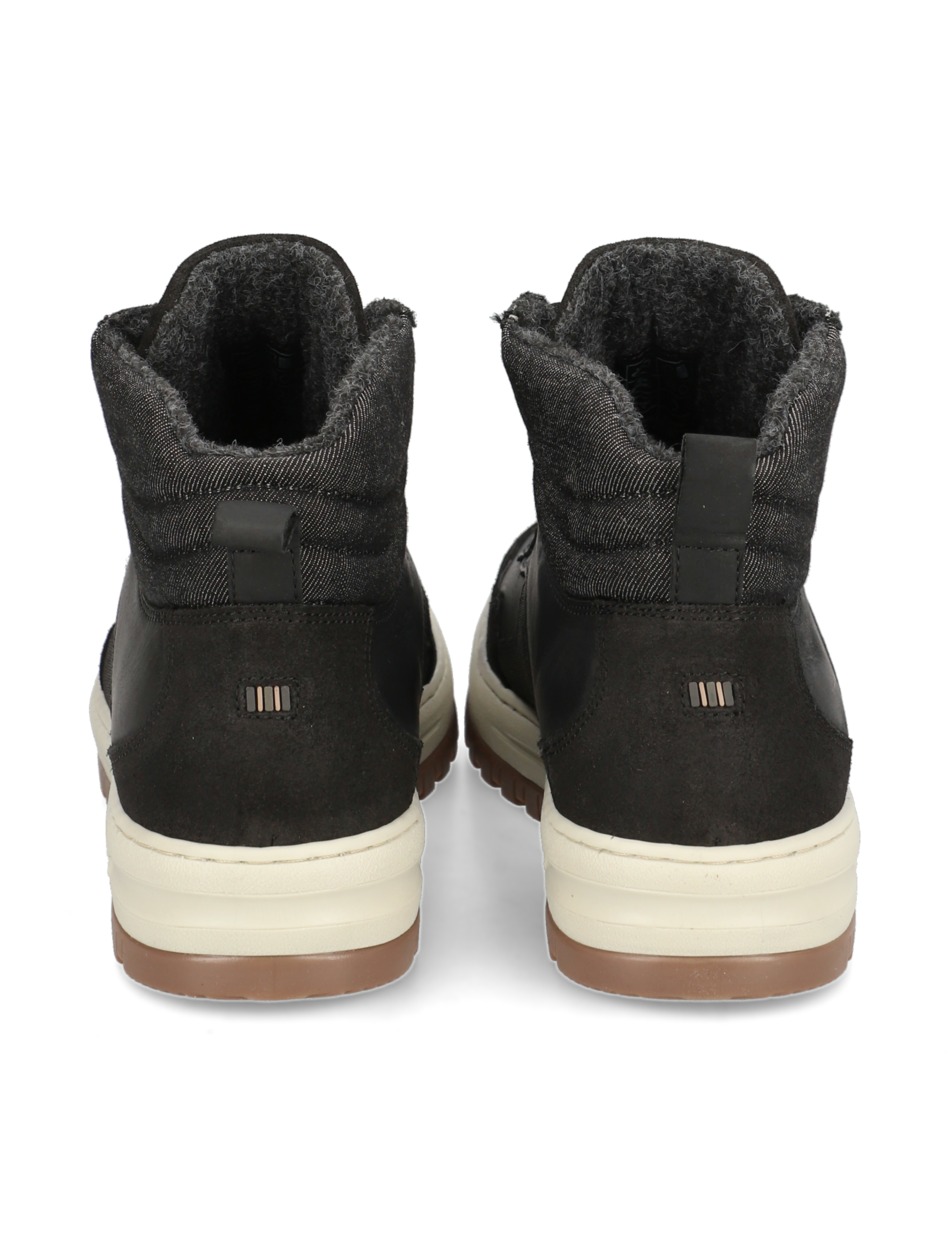 Lederkombination Sneaker Mid Cut