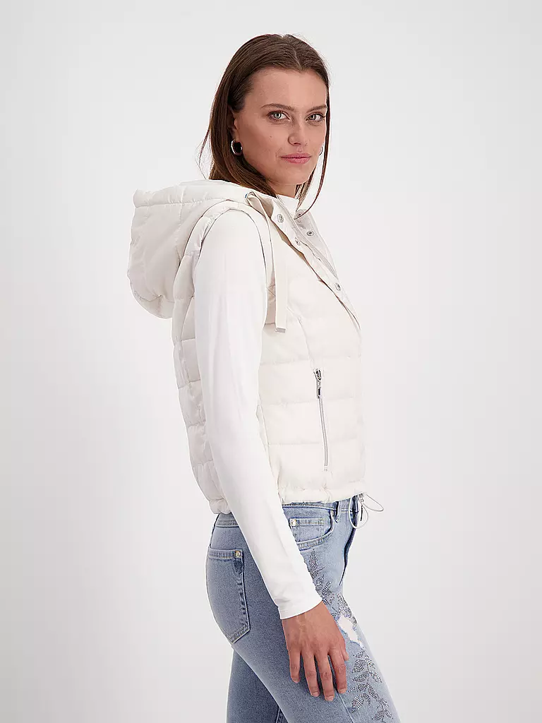 MONARI Steppgilet creme
