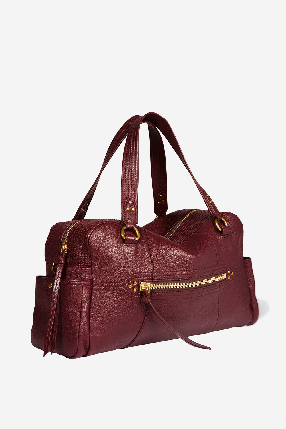 Lucky bowling leather crossbody