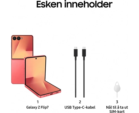Samsung Galaxy Z Flip7 512GB Coral Red