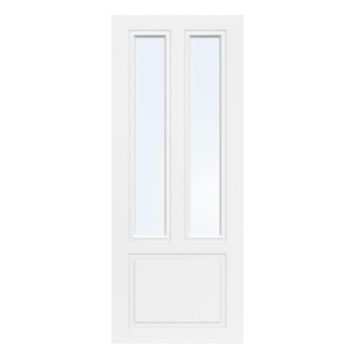 Arne & Bodil binnendeur ABT321 blank glas - wit afgelakt