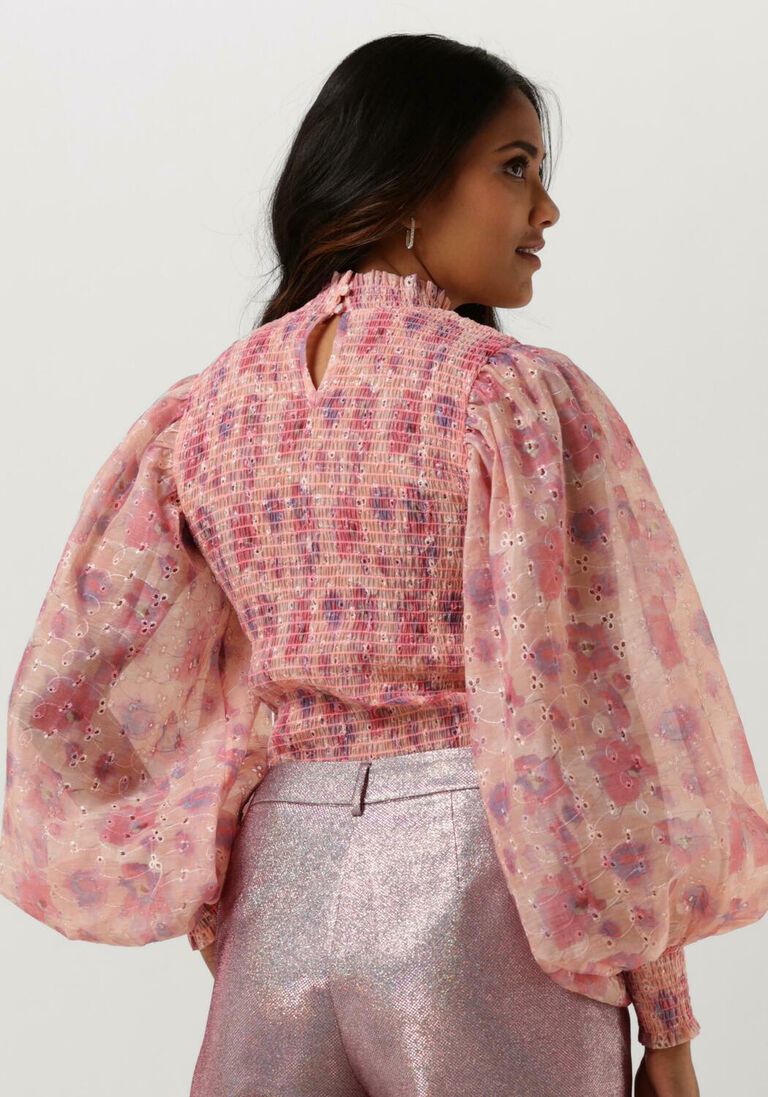 BRUUNS BAZAAR roze bruuns bazaar blouse hyssop silke blouse