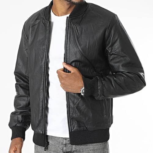 Veste Bomber Réversible Noir