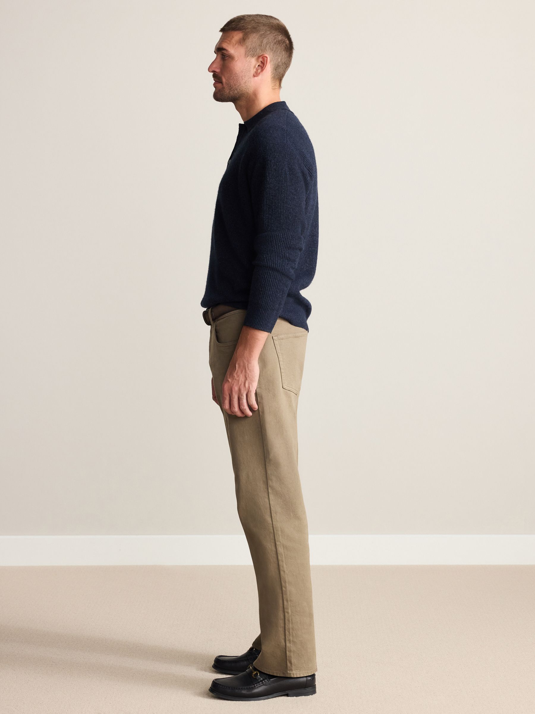 Lichtbruin - Straight fit - Signature jeans met ceintuur