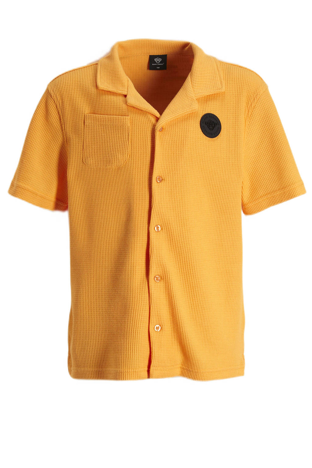 BLACK BANANAS T-shirt JR. WAFFLE oranje