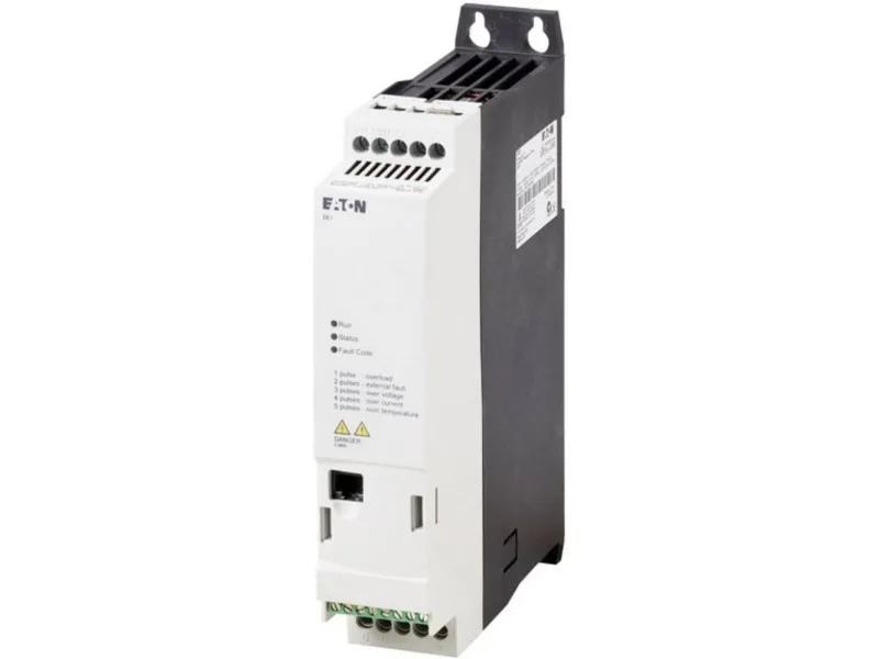 Eaton DE1-343D6FN-N20N, Sort, Hvid, IP20, -10 - 60 °C, -40 - 70 °C, 380 - 480 V, 50 - 60 Hz