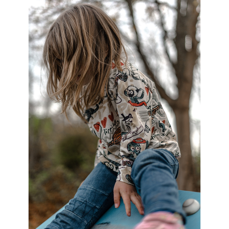 Bavarian Caps Kinder Pippi Langstrumpf Pullover