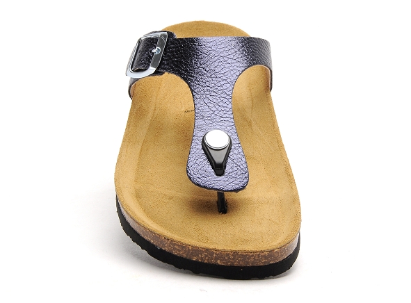 Plakton mules et sabots plats femme bolero bleu