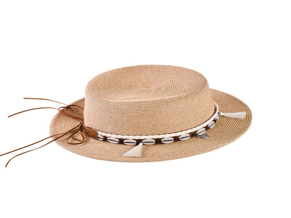 Decopatent Zonnehoed Dames Rond - Ø58 cm UV Strohoed