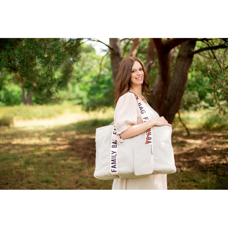 CHILDHOME Family Bag Signatur Canvas indigo