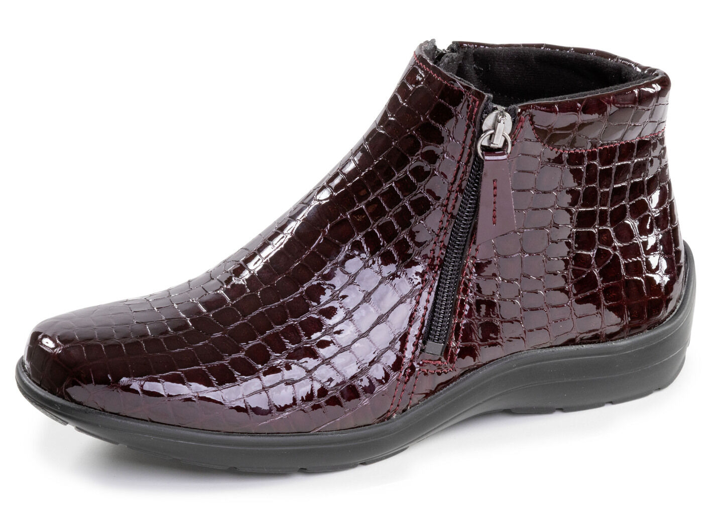 ELENA EDEN, komfortable Damen-Stiefeletten, Weite H, mit herausnehmbarem Fussbett
