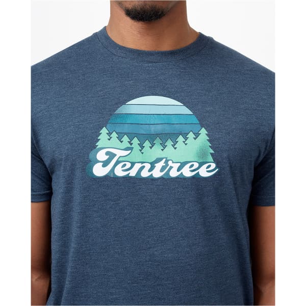 T-shirt TENTREE M NO RAIN NO TREES T-SHIRT MOONLIT OCEAN HEATHER