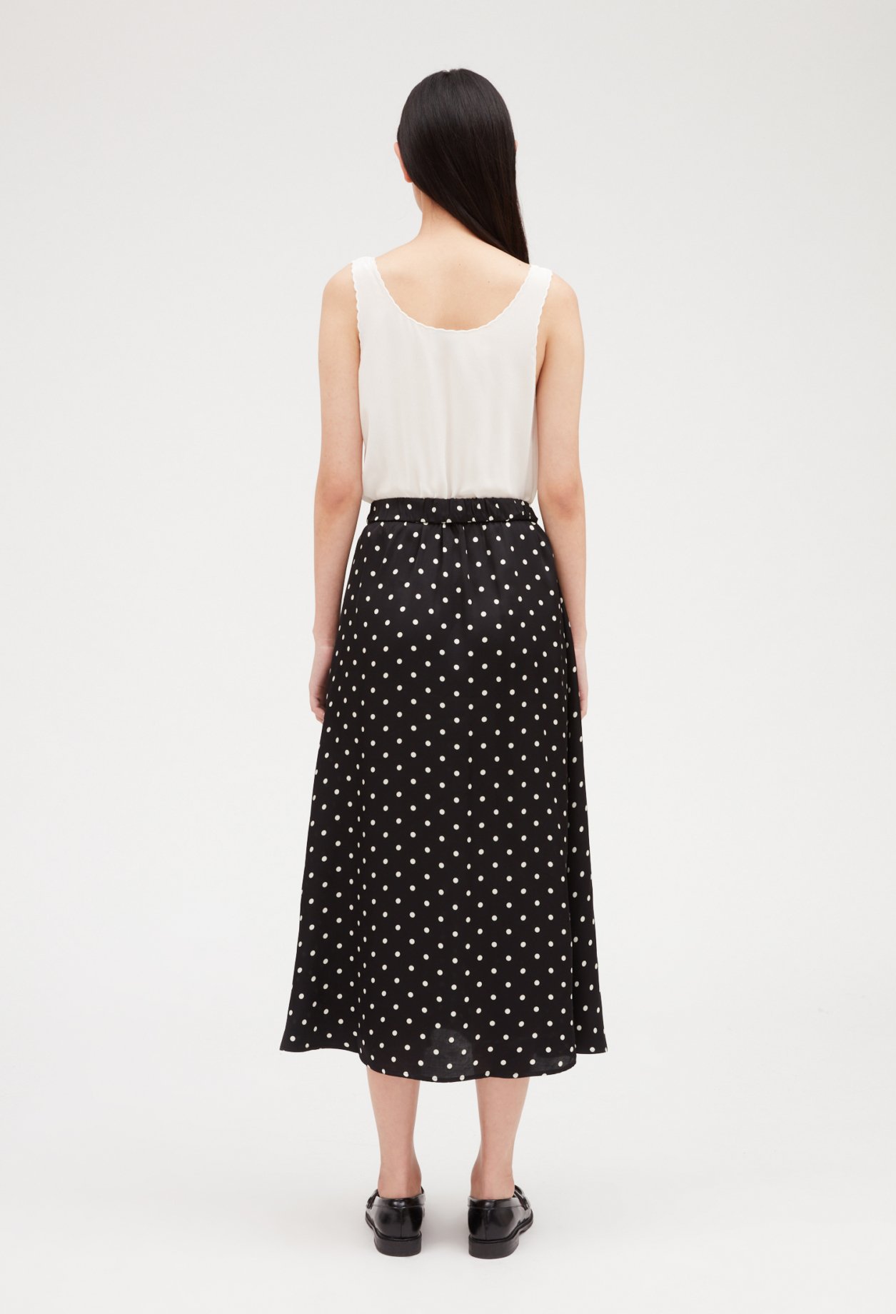Robe midi bicolore
