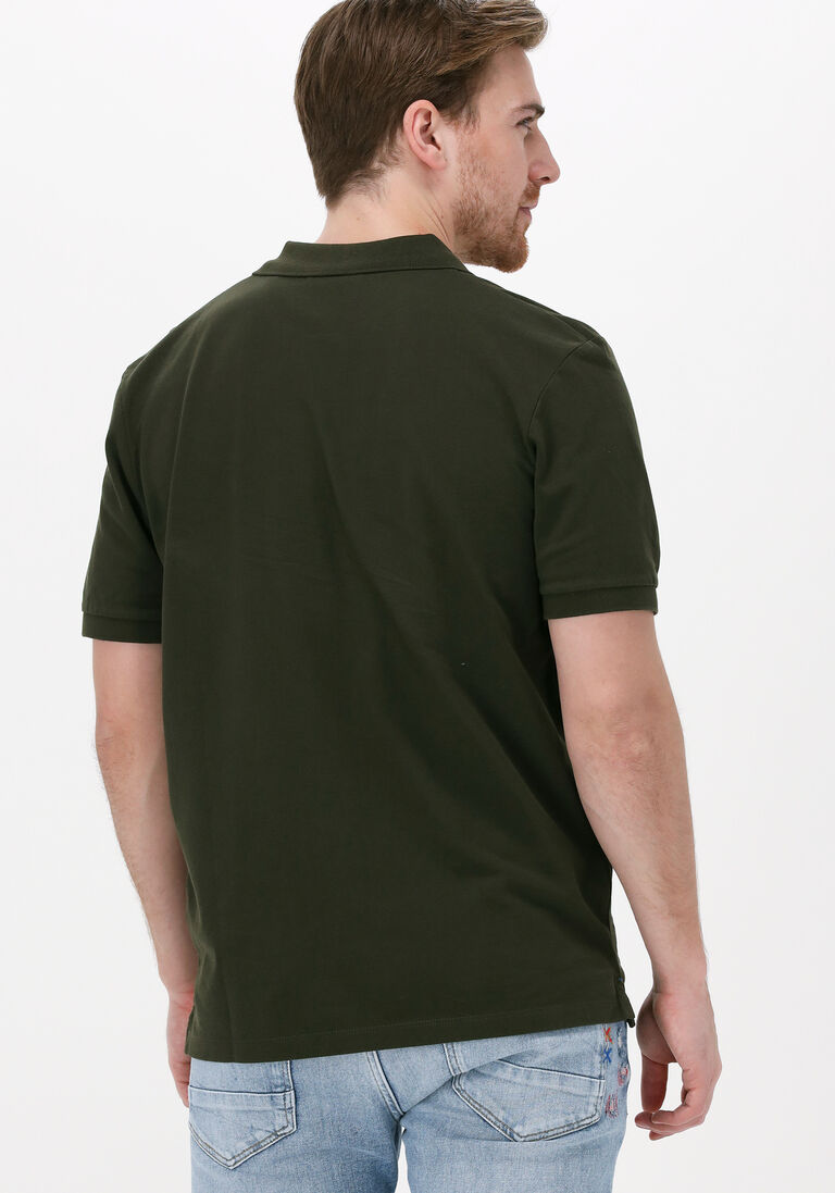 SCOTCH & SODA donkergroene scotch & soda polo pique polo