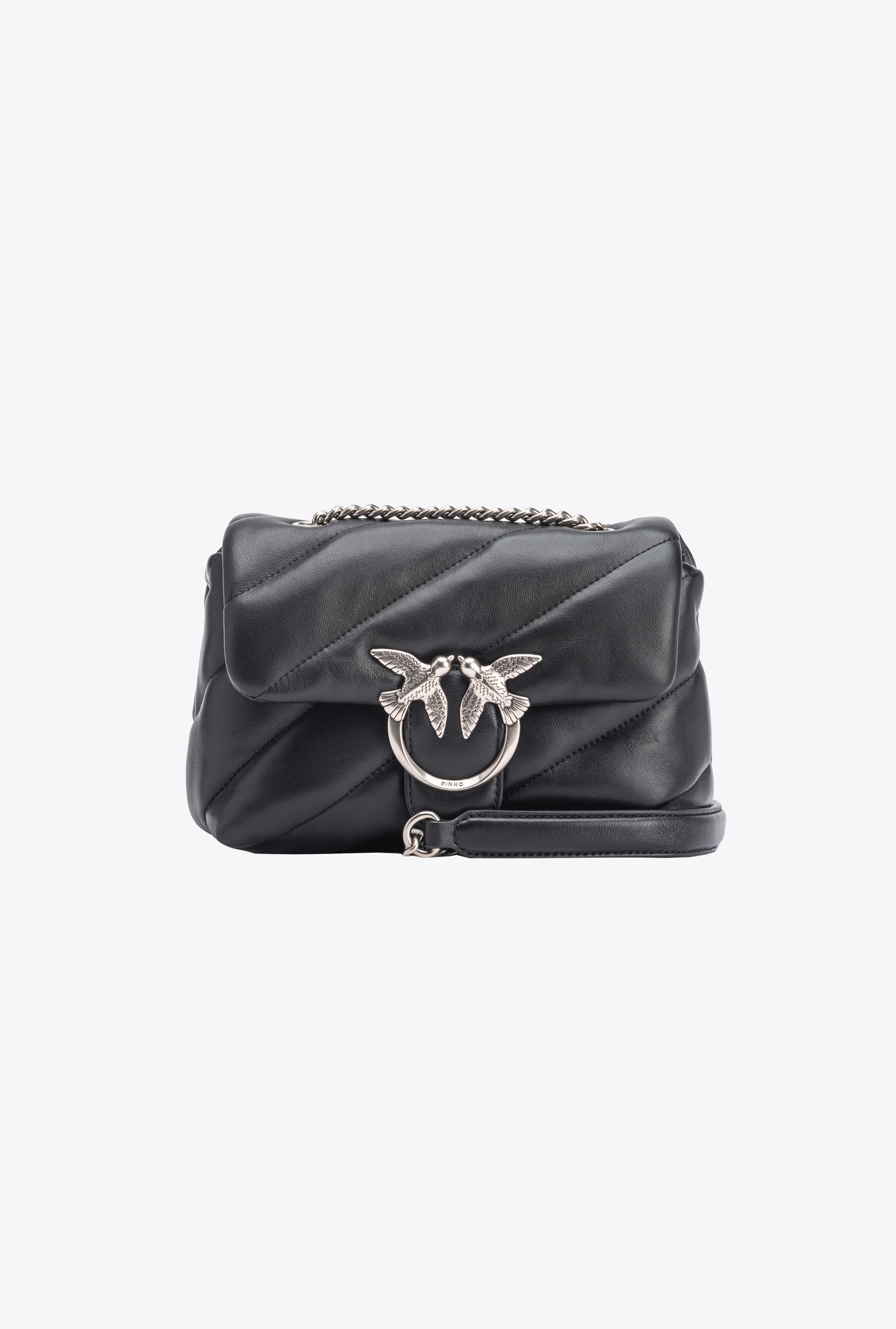 Mini love bag puff maxi quilt | Noir